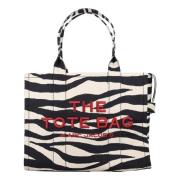 Marc Jacobs Zebra Canvas Toteväska Kvinnor Black, Dam