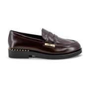 ASH Borstad Läder Slip-On Skor Brown, Dam