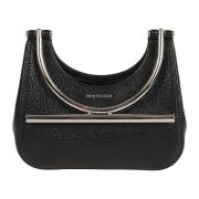 Alexander McQueen Svarta Mini Cross-Bar Väskor Black, Dam