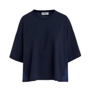 Essentiel Antwerp Satin T-shirt Blue, Dam