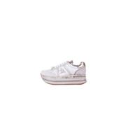 Premiata Vita Sneakers med Mockadetaljer White, Dam