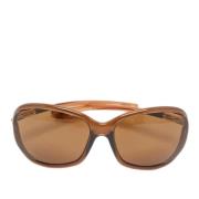 Tom Ford Pre-owned Pre-owned Acetat solglasgon Brown, Dam