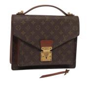 Louis Vuitton Vintage Pre-owned Canvas louis-vuitton-vskor Brown, Dam