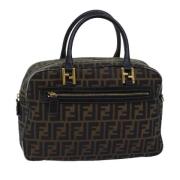 Fendi Vintage Pre-owned Canvas fendi-vskor Black, Dam