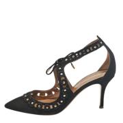 Aquazzura Pre-owned Pre-owned Mocka klackskor Black, Dam