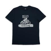 Deus Ex Machina Vintage Turps Tee Blue, Herr