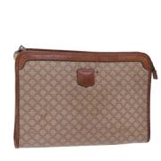 Celine Vintage Pre-owned Canvas kuvertvskor Brown, Dam