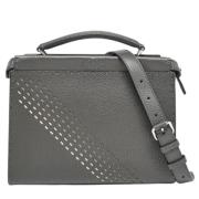 Fendi Vintage Pre-owned Laeder fendi-vskor Gray, Herr