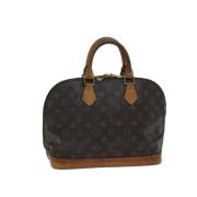 Louis Vuitton Vintage Pre-owned Canvas handvskor Brown, Dam