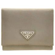 Prada Vintage Pre-owned Tyg plnbcker Beige, Dam