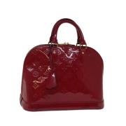 Louis Vuitton Vintage Pre-owned Laeder handvskor Red, Dam