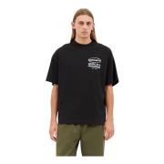 Carhartt Wip Logo Print Bomull T-shirt Black, Herr