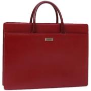 Burberry Vintage Pre-owned Laeder handvskor Red, Dam