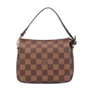 Louis Vuitton Vintage Pre-owned Canvas handvskor Brown, Dam