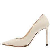 Jimmy Choo Pre-owned Pre-owned Laeder klackskor White, Dam