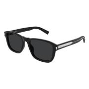 Saint Laurent Klassiska svarta solglasögon SL 710 Black, Herr