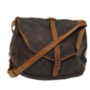 Louis Vuitton Vintage Pre-owned Canvas louis-vuitton-vskor Brown, Dam