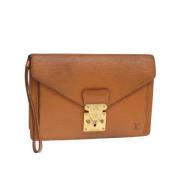 Louis Vuitton Vintage Pre-owned Laeder handvskor Brown, Dam