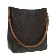 Louis Vuitton Vintage Pre-owned Canvas handvskor Brown, Dam