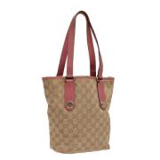 Gucci Vintage Pre-owned Canvas gucci-vskor Brown, Dam