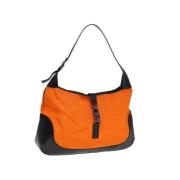 Gucci Vintage Pre-owned Canvas gucci-vskor Orange, Dam