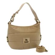 Burberry Vintage Pre-owned Nylon handvskor Beige, Dam