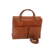 Gucci Vintage Pre-owned Laeder handvskor Brown, Dam