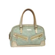 Gucci Vintage Pre-owned Canvas gucci-vskor Blue, Dam