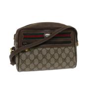 Gucci Vintage Pre-owned Canvas gucci-vskor Beige, Dam