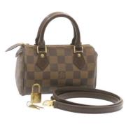 Louis Vuitton Vintage Pre-owned Canvas louis-vuitton-vskor Brown, Dam