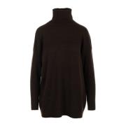 NIU Stiliga Sweaters för Kvinnor Brown, Dam