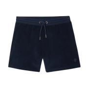 Jott Alicante Blå Shorts - Elastisk Midja Blue, Herr