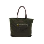 Prada Vintage Pre-owned Nylon prada-vskor Green, Dam