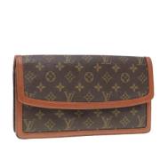 Louis Vuitton Vintage Pre-owned Canvas kuvertvskor Brown, Dam