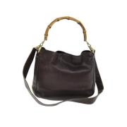 Gucci Vintage Pre-owned Laeder handvskor Brown, Dam