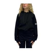 Moschino Stilren Sweatshirt för en Trendy Look Black, Dam