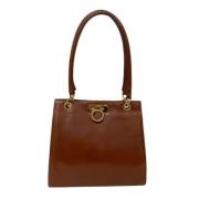 Salvatore Ferragamo Pre-owned Pre-owned Laeder axelremsvskor Brown, Da...