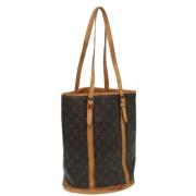 Louis Vuitton Vintage Pre-owned Canvas axelremsvskor Brown, Dam