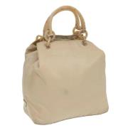 Prada Vintage Pre-owned Nylon prada-vskor Beige, Dam