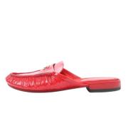 Chanel Vintage Pre-owned Laeder sandaler Red, Dam