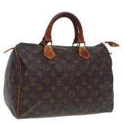 Louis Vuitton Vintage Pre-owned Canvas louis-vuitton-vskor Brown, Dam