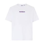 Gcds Broderad Oversize Streetwear Topp White, Herr