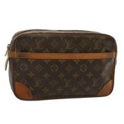 Louis Vuitton Vintage Pre-owned Canvas kuvertvskor Brown, Dam