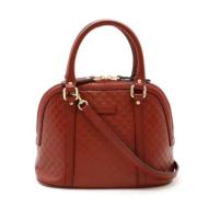 Gucci Vintage Pre-owned Laeder gucci-vskor Red, Dam