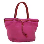 Prada Vintage Pre-owned Nylon prada-vskor Pink, Dam