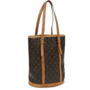 Louis Vuitton Vintage Pre-owned Canvas axelremsvskor Brown, Dam