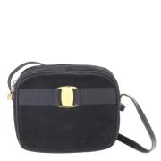 Salvatore Ferragamo Pre-owned Pre-owned Mocka axelremsvskor Black, Dam