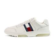 Tommy Jeans Lädersneakers - Beige Beige, Herr