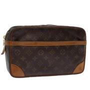 Louis Vuitton Vintage Pre-owned Canvas kuvertvskor Brown, Dam