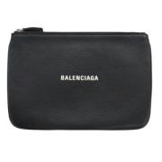 Balenciaga Vintage Pre-owned Laeder kuvertvskor Black, Dam